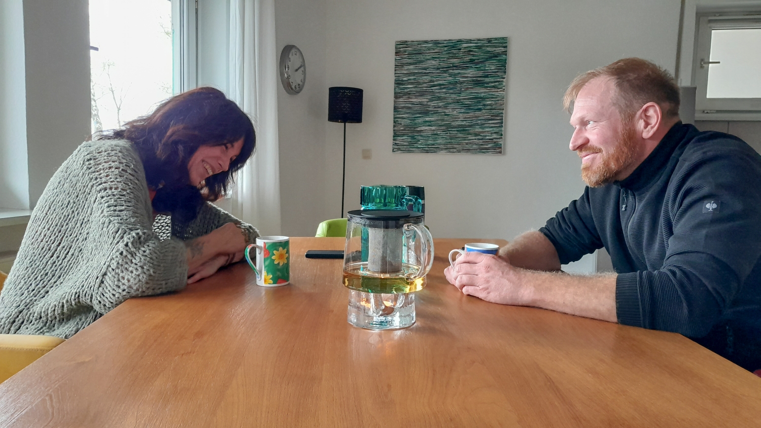 Ein Paar beim Paarcoaching.